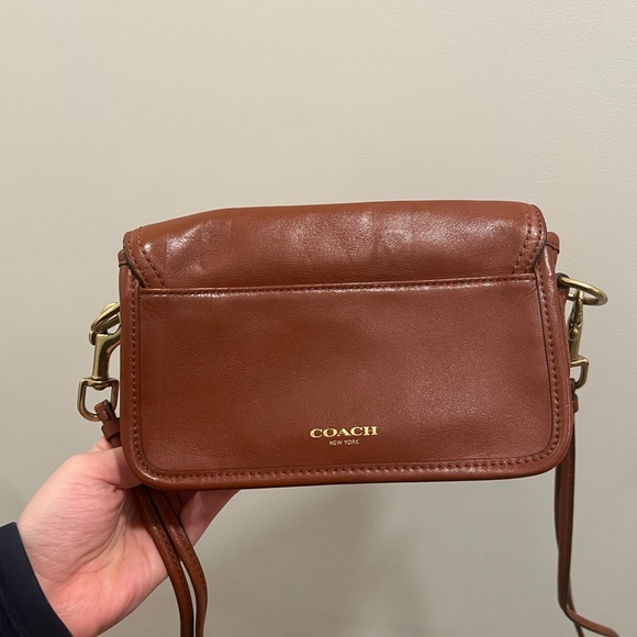 Vintage coach brown leather crossbody - Picture 8 of 8